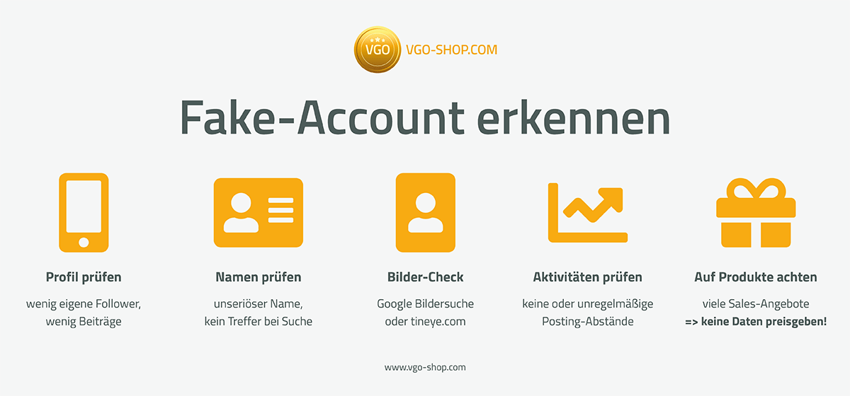 Fake Profil erkennen