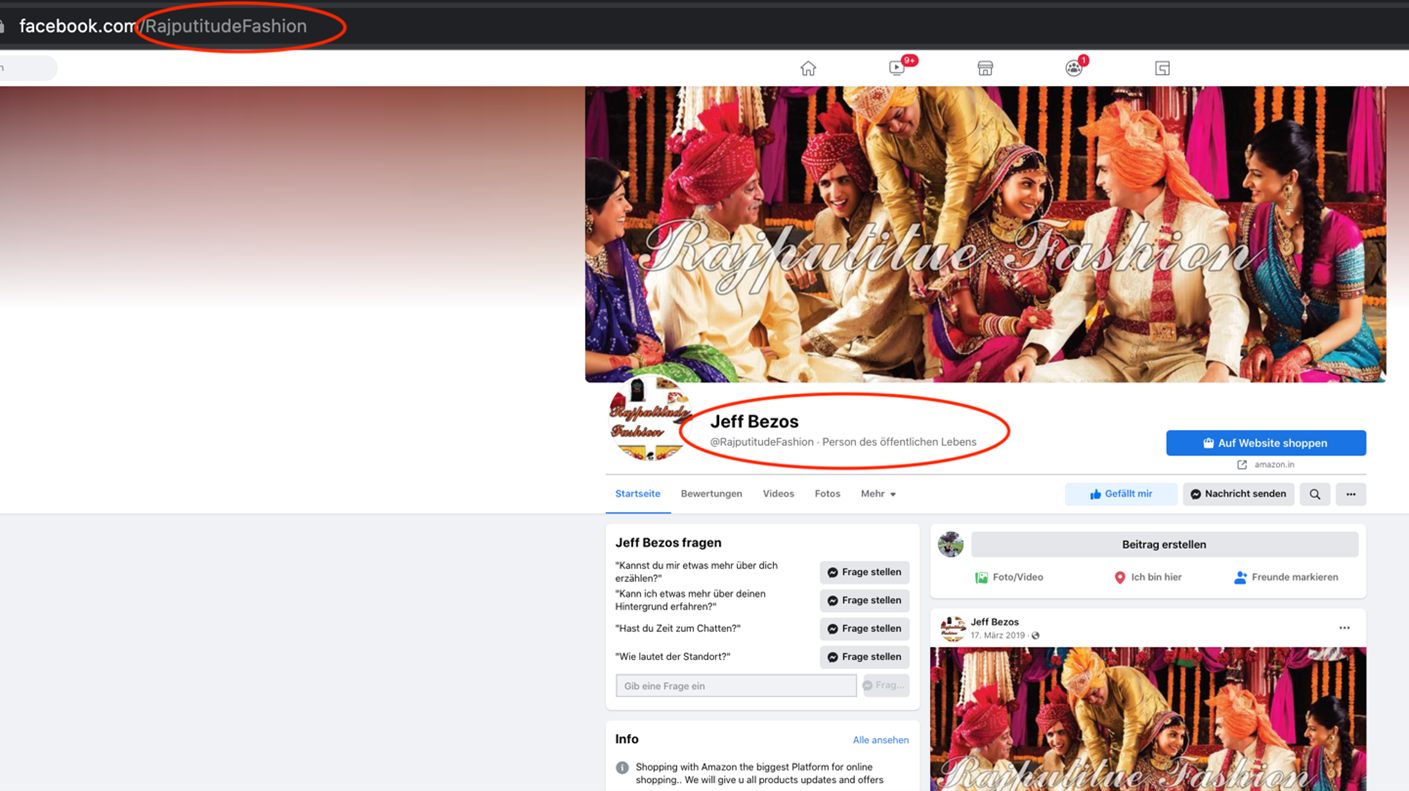 Fake Account erkennen Facebook