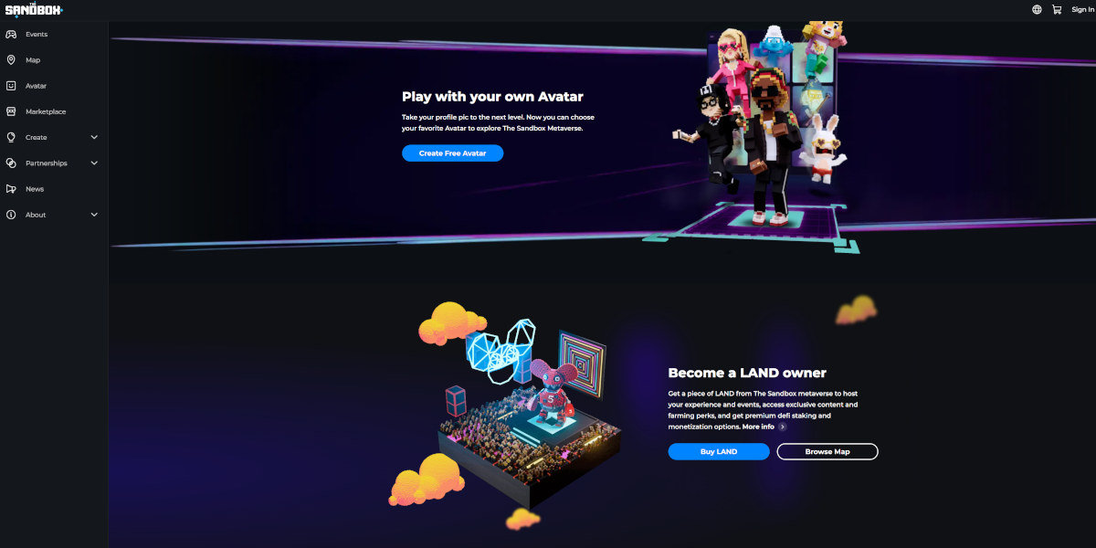 NFT-Game: The Sandbox
